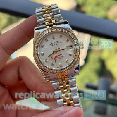 Replica Rolex Datejust Diamond 31mm Two Tone Watches